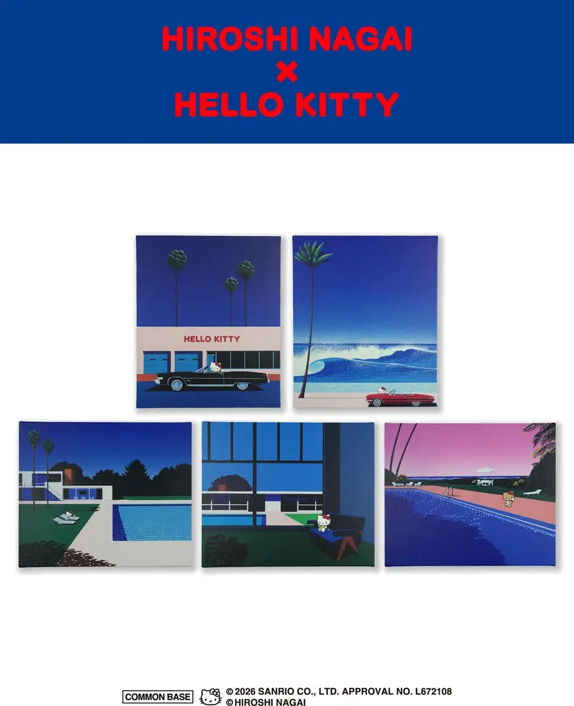 【蔦屋書店】「HIROSHI NAGAI × HELLO KITTY」を8/1(土)より先行販売 画像 3