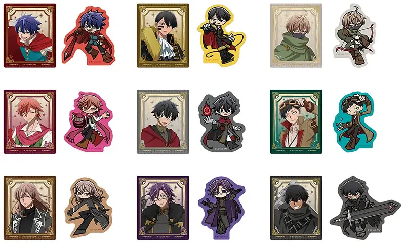 TVアニメ『桃源暗鬼』より、新規イラストを使用した新商品が10月3日発売！　アニメイトでは、特典「箔押ししおり」がもらえるフェアを開催 画像 4