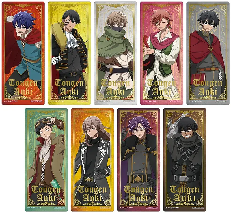 TVアニメ『桃源暗鬼』より、新規イラストを使用した新商品が10月3日発売！　アニメイトでは、特典「箔押ししおり」がもらえるフェアを開催 画像 6