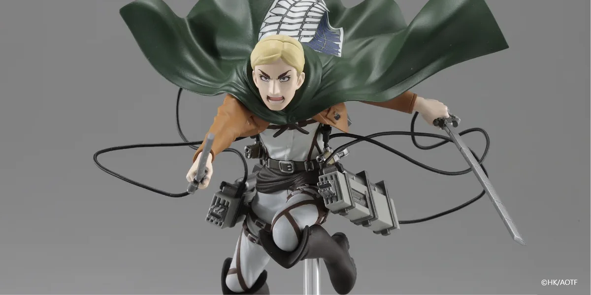 「TVアニメ『進撃の巨人』フィギュアコレクション」巨人へ立ち向かう調査兵団の４人がハイディテールフィギュアとなって集結！ 画像 23
