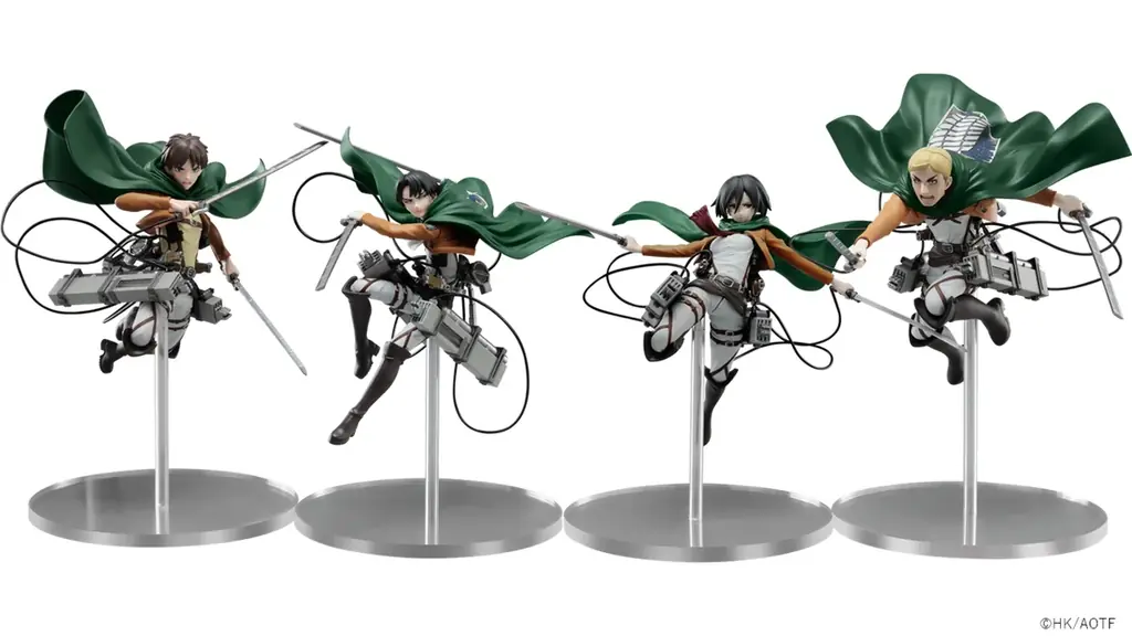 「TVアニメ『進撃の巨人』フィギュアコレクション」巨人へ立ち向かう調査兵団の４人がハイディテールフィギュアとなって集結！ 画像 26