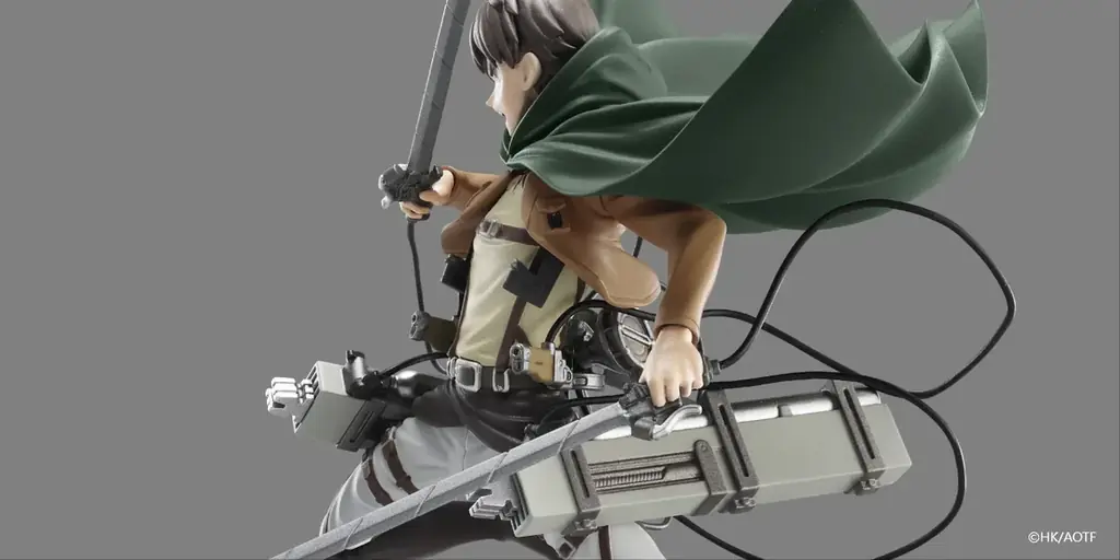 「TVアニメ『進撃の巨人』フィギュアコレクション」巨人へ立ち向かう調査兵団の４人がハイディテールフィギュアとなって集結！ 画像 4