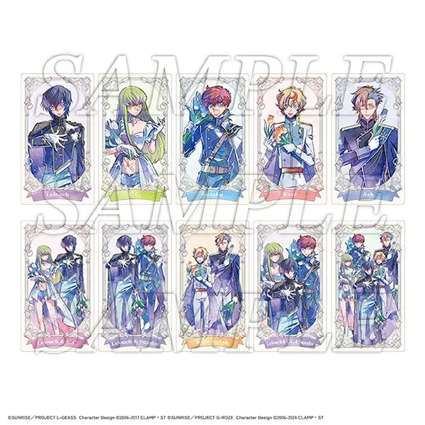 「コードギアス20周年展示会」記念商品、入場特典、物販特典情報解禁！東京会場のチケットは7月25日10時より販売開始！ 画像 11