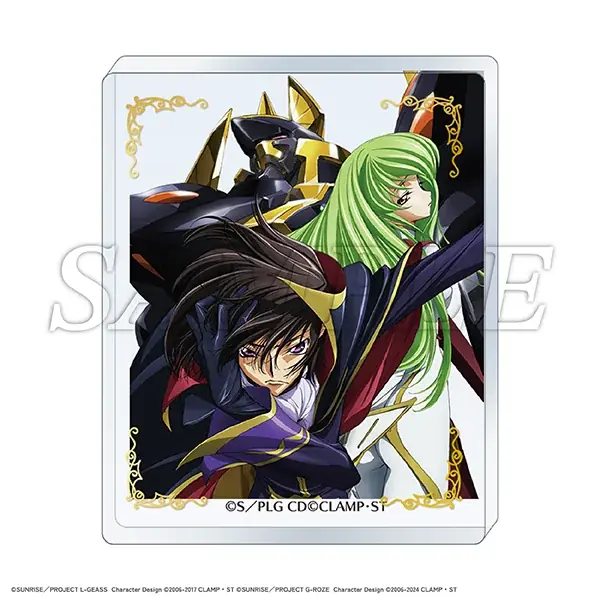 「コードギアス20周年展示会」記念商品、入場特典、物販特典情報解禁！東京会場のチケットは7月25日10時より販売開始！ 画像 13