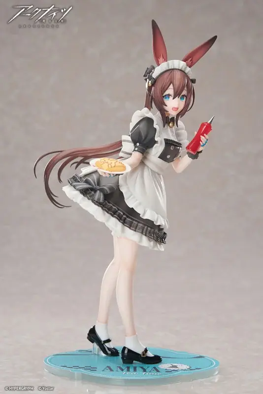 『アークナイツ』より、「アーミヤ ティータイム VER.」のフィギュアが登場。あみあみにて予約受付中。 画像 3
