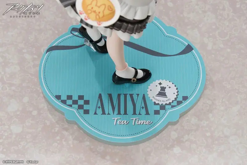 『アークナイツ』より、「アーミヤ ティータイム VER.」のフィギュアが登場。あみあみにて予約受付中。 画像 7