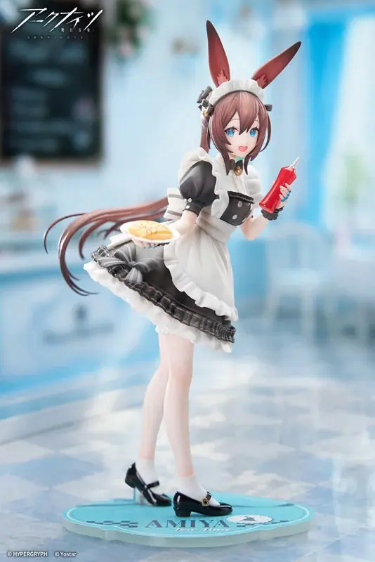 『アークナイツ』より、「アーミヤ ティータイム VER.」のフィギュアが登場。あみあみにて予約受付中。 画像 8