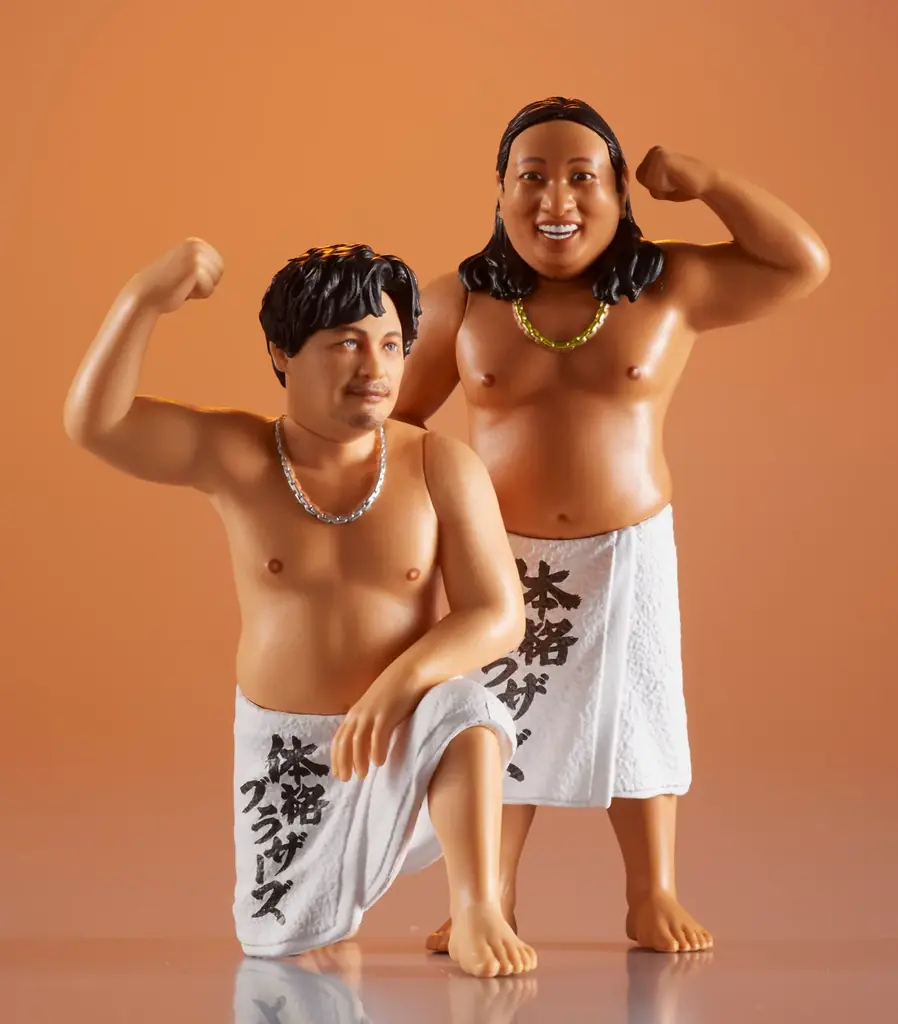 体格ブラザーズ“ギラギラ”ガチャ、7月下旬発売 全4種フィギュア