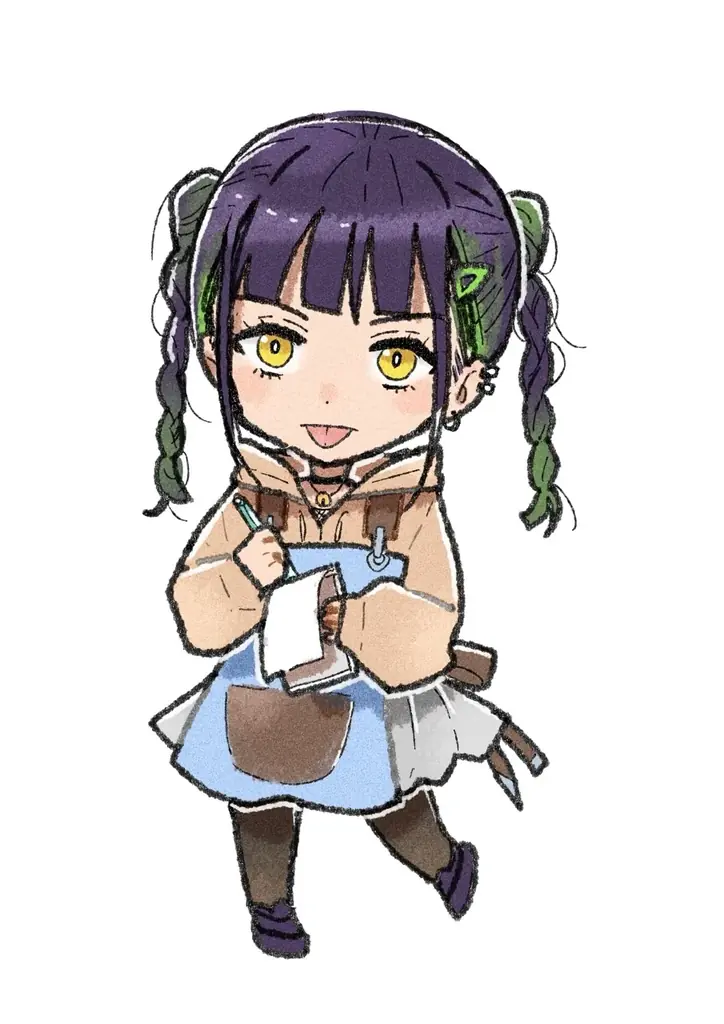 【Atelier LILIUM】オリジナルキャラクター第2弾「澤山志穂・黒北鈴」が誕生【漫画家・ムロマキがデザイン】 画像 7