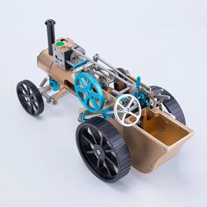 自動車技術の原点を、手のひらサイズで再現。BLDBが精密3D金属模型「蒸気自動車メタルモデル」を発売 画像 4