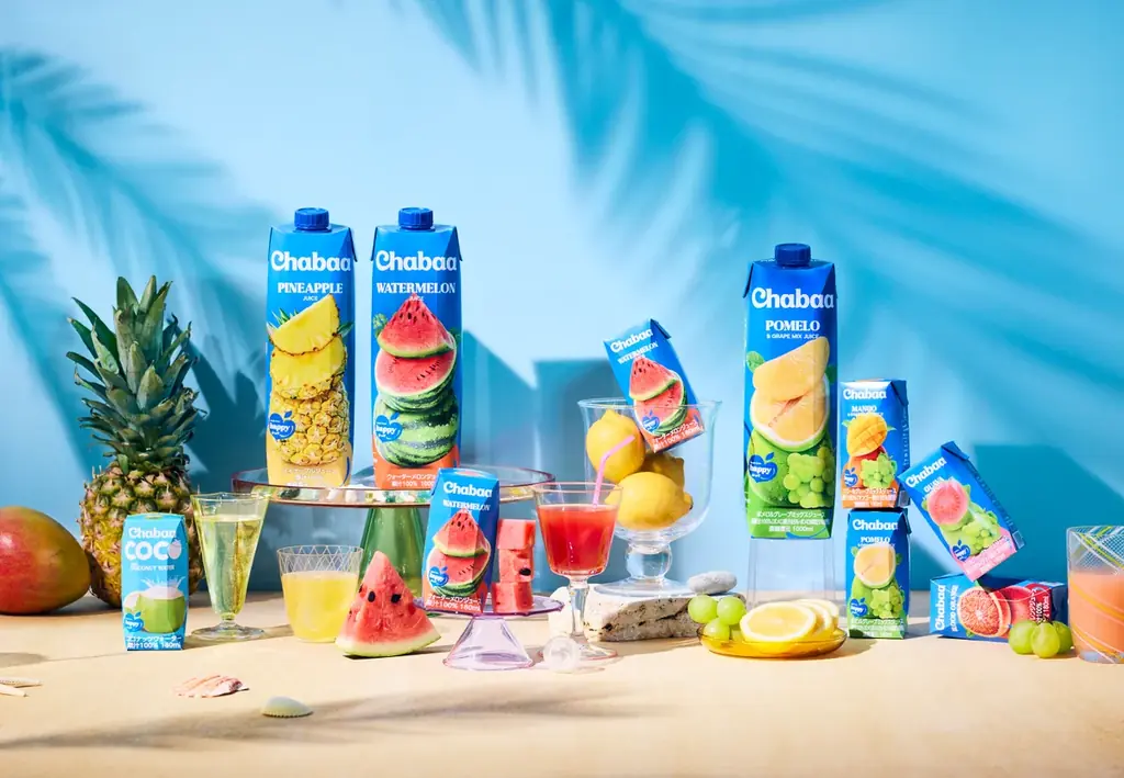 タイ発Chabaa、夏向けロゴと新パッケージ公開