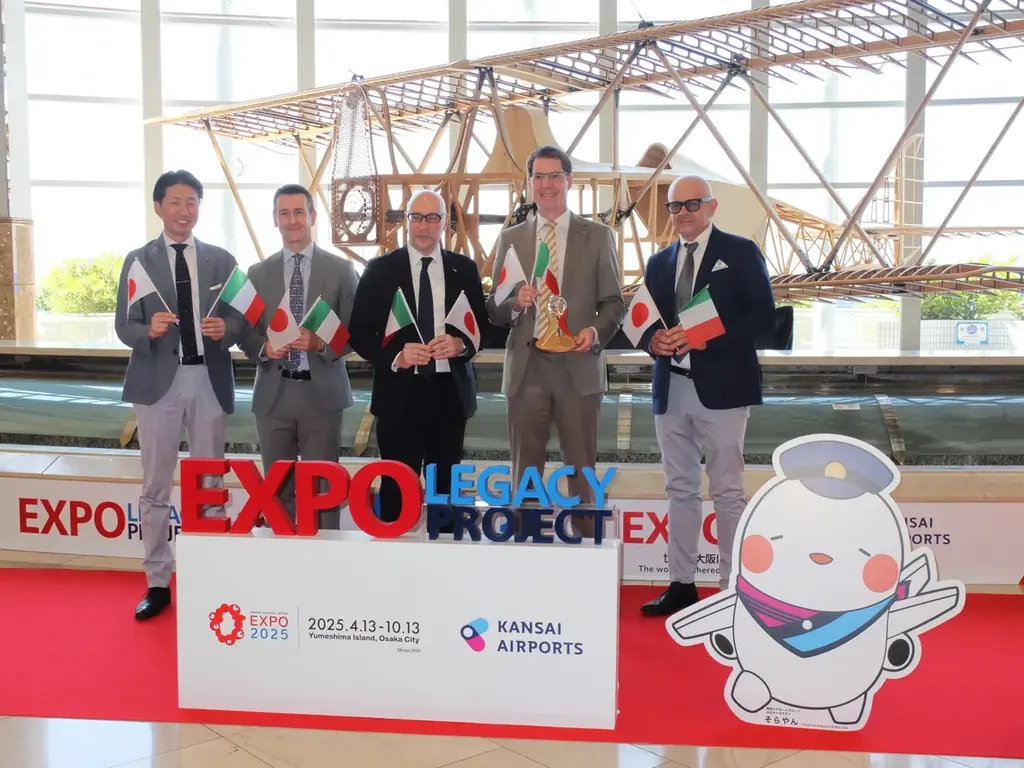 「大阪・関西万博」イタリアパビリオン1920年にローマから飛来した「アンサルド SVA9型機」復元機の展示 画像 2