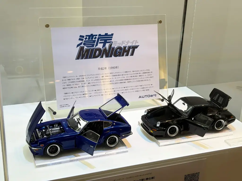 東京駅地下の ”AUTOart ショーケース” に劇中車の精密モデルが期間限定で集結！　「007」「サーキットの狼」「西部警察」「バリバリ伝説」「湾岸ミッドナイト」「頭文字D」 画像 8
