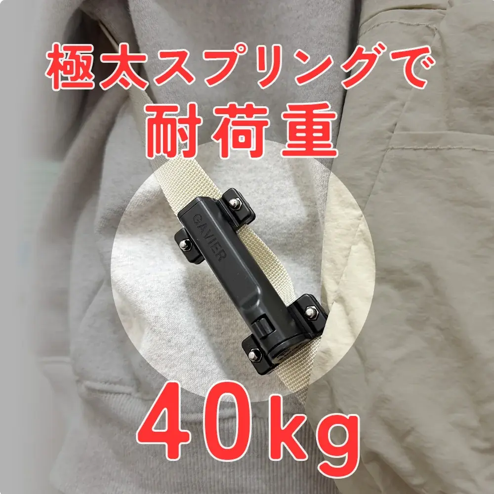 「Makuakeで応援購入総額1,425%達成」重量級リュックにも対応。耐荷重40kgの固定ネジ式ショルダーサスペンション「BEETLE HARD」を楽天市場で一般販売開始 画像 3