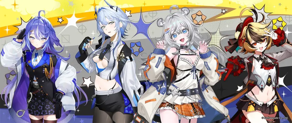8/1・8/2初配信｜ステララボが新VTuber4名をお披露目