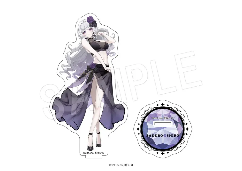 321.inc所属の人気VTuber『柘瑠シロ』の、“水着”がテーマの描き下ろしビジュアルを使用した新作グッズが「コミックマーケット108」で登場！中外鉱業ブースにて販売決定！ 画像 2