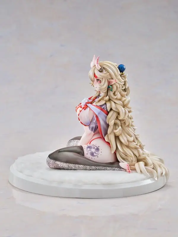人気イラストレーターHONNE氏の「狂犬レディ」より、イベント限定販売ガレージキット『麒麟』がフィギュアで登場。 画像 10