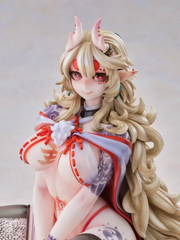人気イラストレーターHONNE氏の「狂犬レディ」より、イベント限定販売ガレージキット『麒麟』がフィギュアで登場。 画像 16