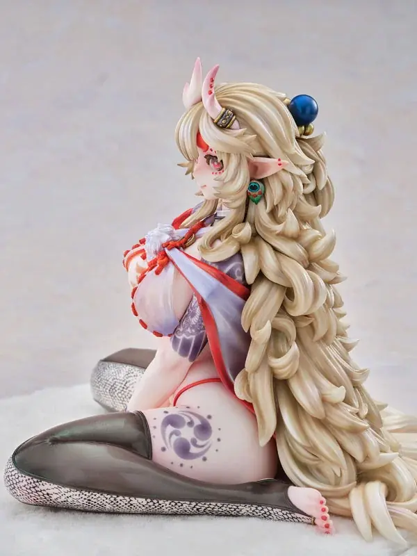 人気イラストレーターHONNE氏の「狂犬レディ」より、イベント限定販売ガレージキット『麒麟』がフィギュアで登場。 画像 17