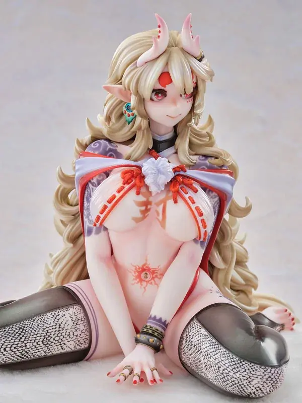 人気イラストレーターHONNE氏の「狂犬レディ」より、イベント限定販売ガレージキット『麒麟』がフィギュアで登場。 画像 18