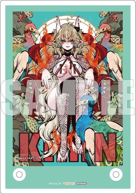 人気イラストレーターHONNE氏の「狂犬レディ」より、イベント限定販売ガレージキット『麒麟』がフィギュアで登場。 画像 3
