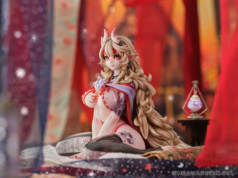 人気イラストレーターHONNE氏の「狂犬レディ」より、イベント限定販売ガレージキット『麒麟』がフィギュアで登場。 画像 6