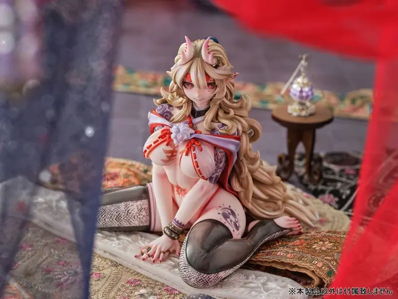 人気イラストレーターHONNE氏の「狂犬レディ」より、イベント限定販売ガレージキット『麒麟』がフィギュアで登場。 画像 7