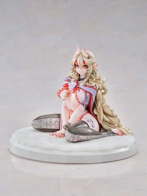 人気イラストレーターHONNE氏の「狂犬レディ」より、イベント限定販売ガレージキット『麒麟』がフィギュアで登場。 画像 8