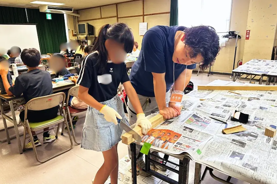 さいたまで開催｜小学生が挑戦した夏のDIY木工教室