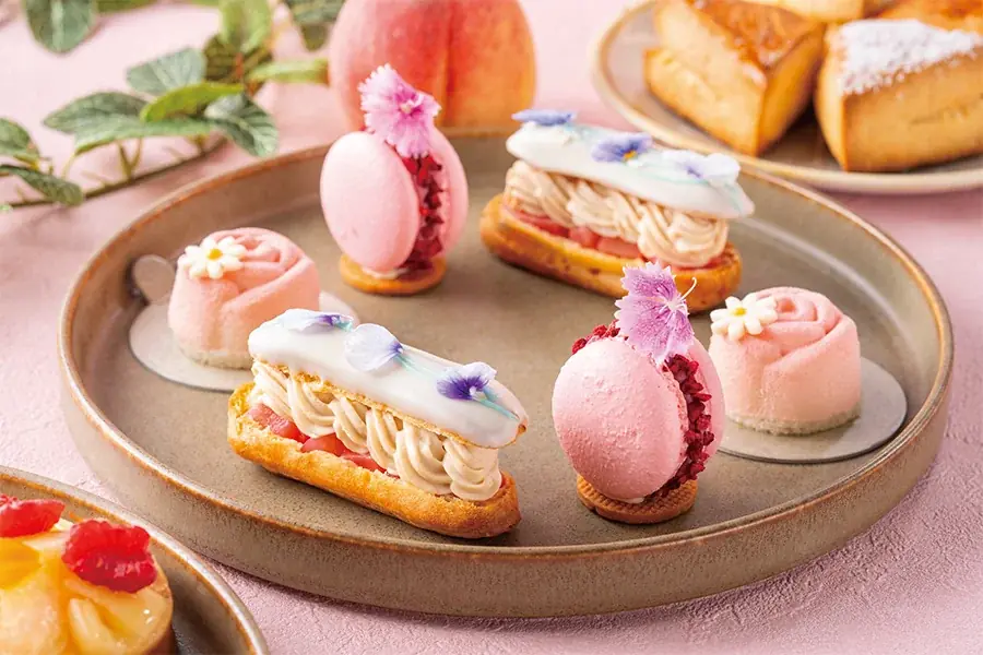 ローズホテル横浜「桃フェア」開催アフタヌーンティー、パフェ、桃スイーツで旬を堪能 画像 3