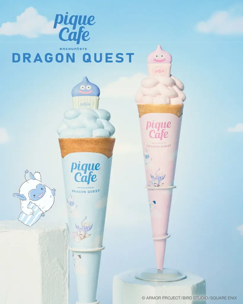 【PIQUE CAFE encounters DRAGON QUEST】40周年を迎えたドラゴンクエストとジェラート ピケ カフェが初コラボレーション！モンスターたちと楽しむひんやりスイーツ 画像 2