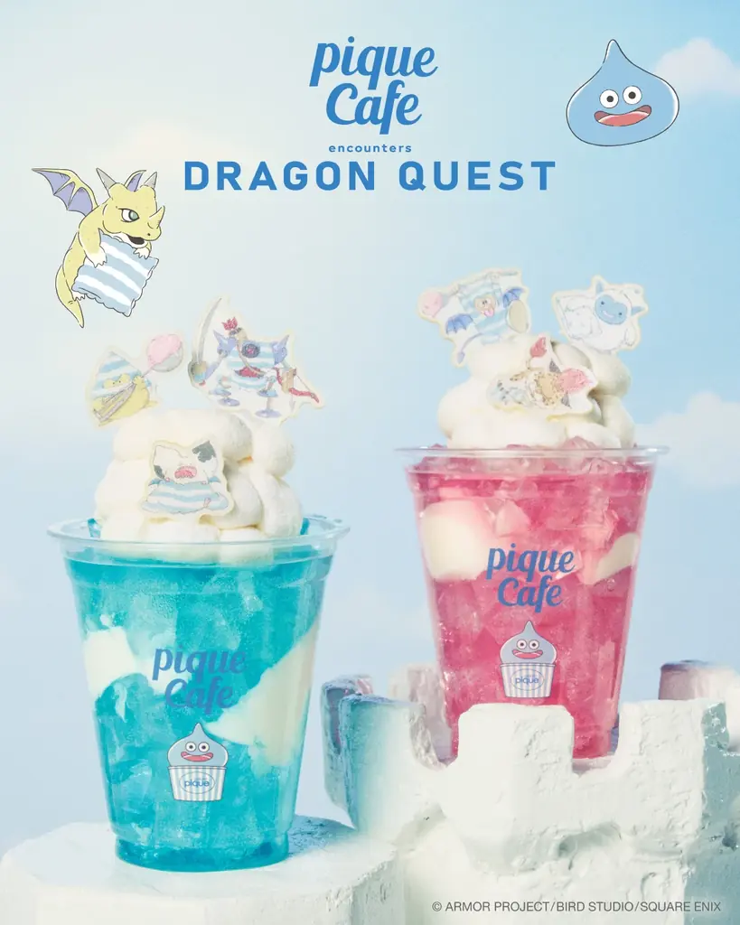 【PIQUE CAFE encounters DRAGON QUEST】40周年を迎えたドラゴンクエストとジェラート ピケ カフェが初コラボレーション！モンスターたちと楽しむひんやりスイーツ 画像 3