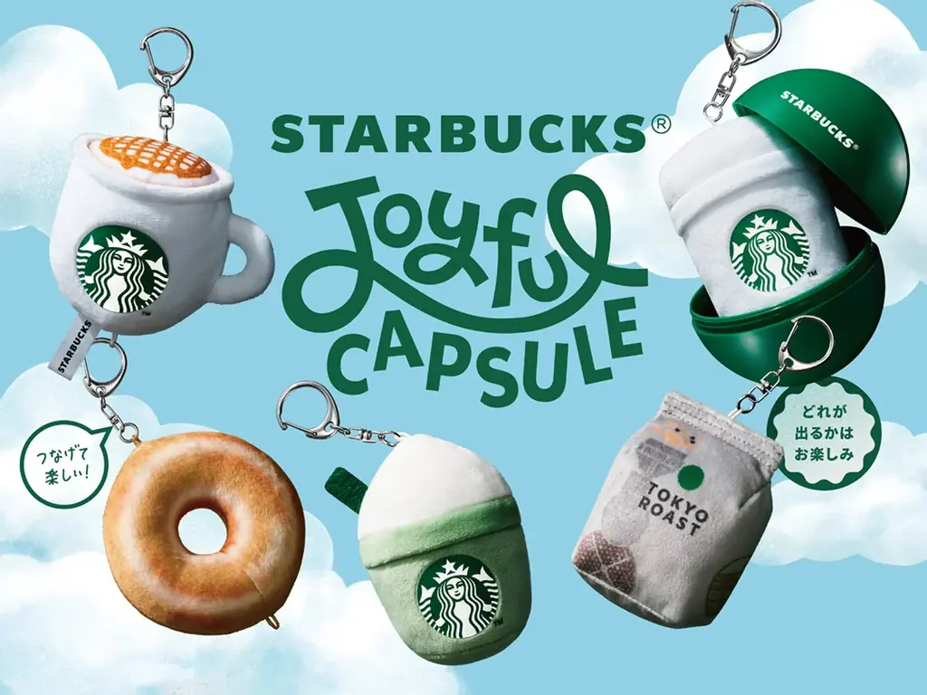 8月2日発売　スターバックスの手のひらカプセルトイ