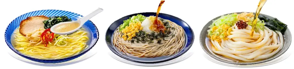 8月4日発売 ご当地麺めぐり第2弾 冷たい麺3品