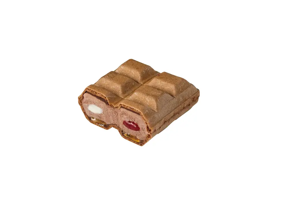 ベルギー産チョコレートと『南国白くま』のおいしさがひとつに。ワンハンドで楽しめる最中アイスで登場！ゴディバ「南国白くま最中 チョコレート」 画像 4
