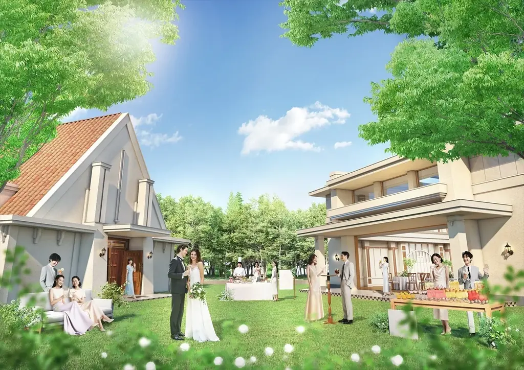 千葉・柏に初出店！木の温もりと緑に包まれる新たな結婚式場「アコールローリエ」が8月22日にグランドオープン【ブラス】 画像 1