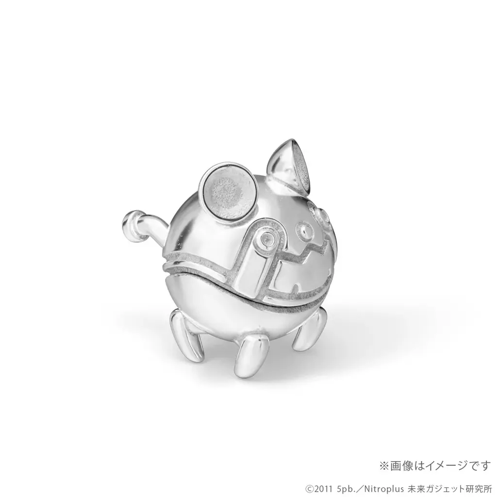 TVアニメ『シュタインズ・ゲート』“メタルうーぱ”プラチナ＆18金製ミニフィギュア。放送15周年記念、各50体限定 画像 3