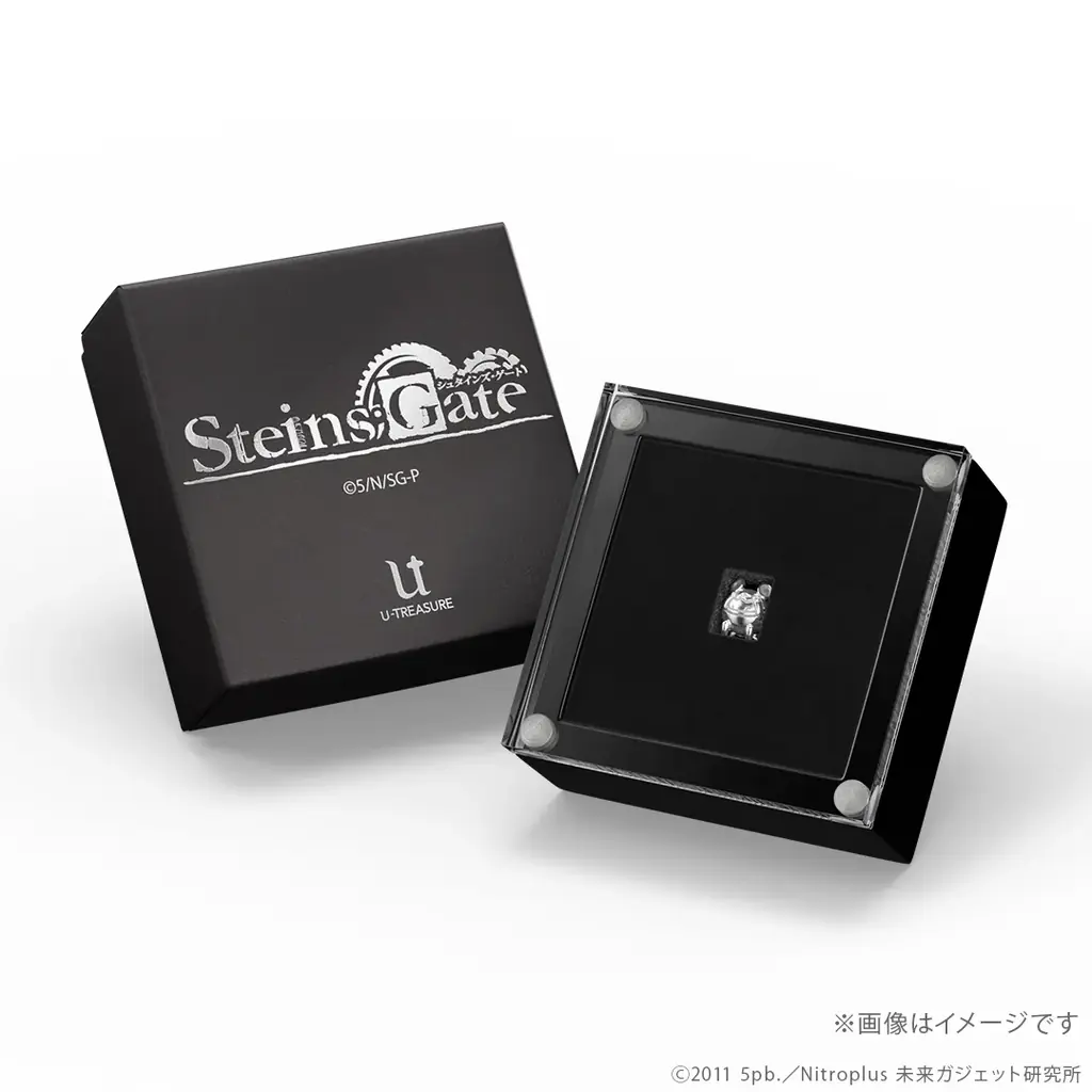 TVアニメ『シュタインズ・ゲート』“メタルうーぱ”プラチナ＆18金製ミニフィギュア。放送15周年記念、各50体限定 画像 6
