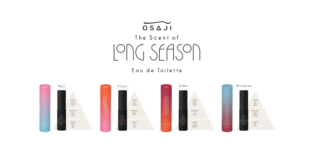 OSAJI × フィッシュマンズ「LONG SEASON」リリース30周年コラボレーションが実現。“音楽と香りのマリアージュ”がテーマのプロダクト3種を2026年9月29日（火）より数量限定で発売 画像 3
