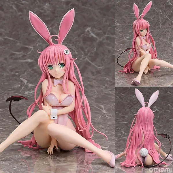 『To LOVEる-とらぶる- ダークネス』より、「ララ・サタリン・デビルーク 生足バニーVer.」のフィギュアが登場。あみあみにて予約受付中。 画像 2