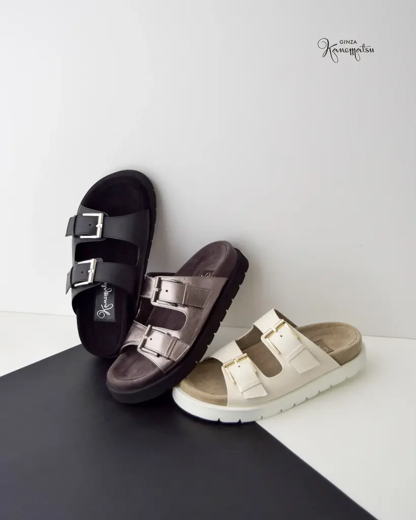 【銀座かねまつ】夏から秋まで着こなしを楽しめる「LATE SUMMER SANDALS」登場。 画像 4