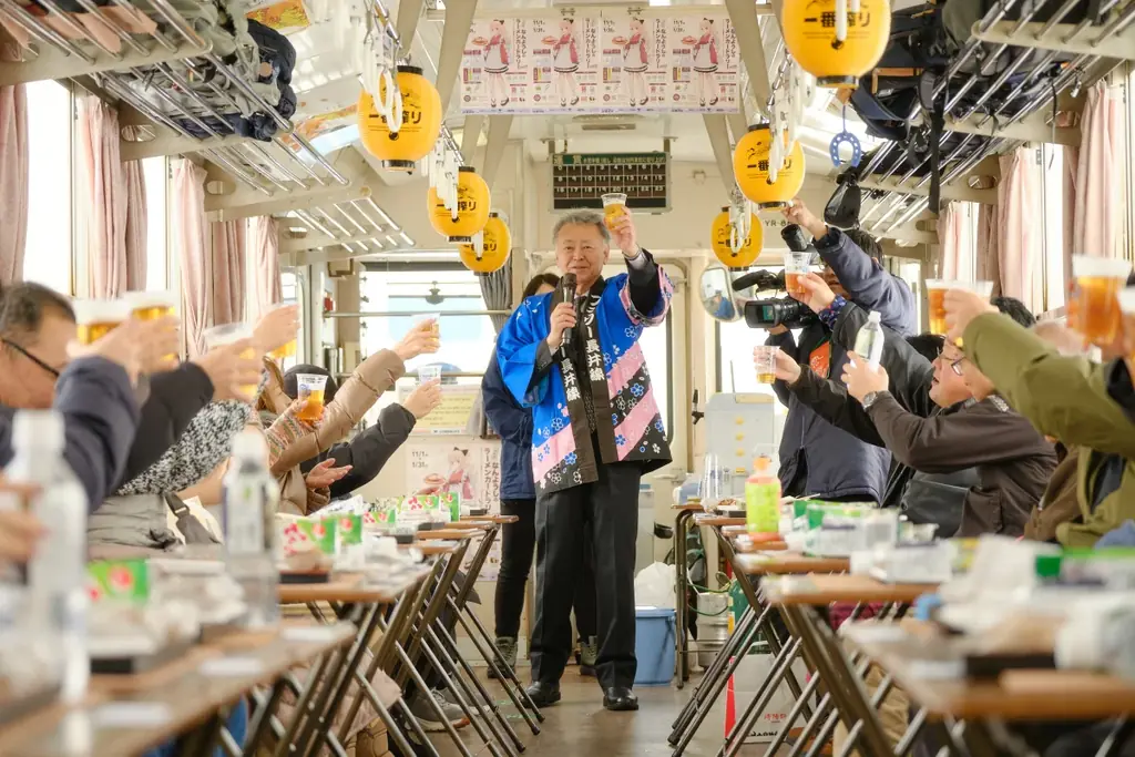【山形・置賜】うま年にうまい鉄道旅。山形鉄道　呑み鉄　馬肉列車 画像 2