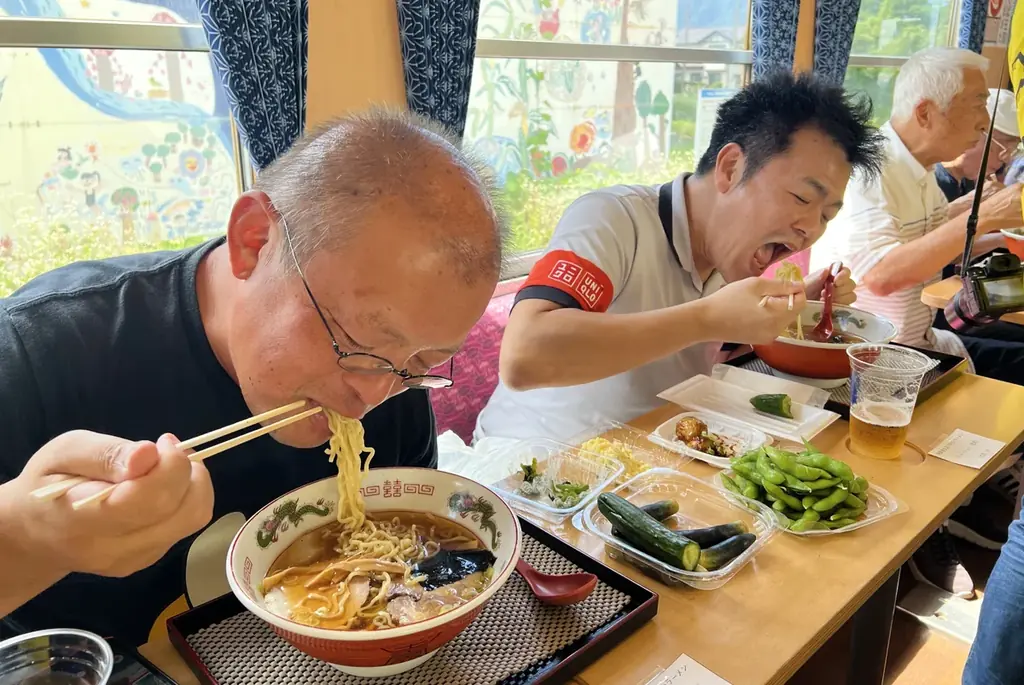 【山形・置賜】うま年にうまい鉄道旅。山形鉄道　呑み鉄　馬肉列車 画像 4