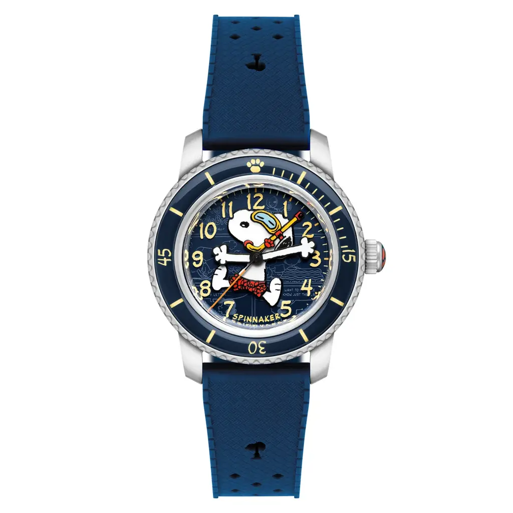SPINNAKER、初のPEANUTSコラボレーション。スヌーピーの本格ダイバーズウォッチ「PEANUTS SNOOPY　SEASIDE SNORKEL LIMITED EDITION」が登場 画像 20