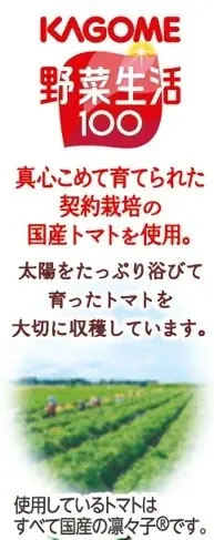 『野菜生活100』ブランドより、国産トマトを使用した夏限定商品「野菜生活100太陽のトマトMix」新発売 画像 3