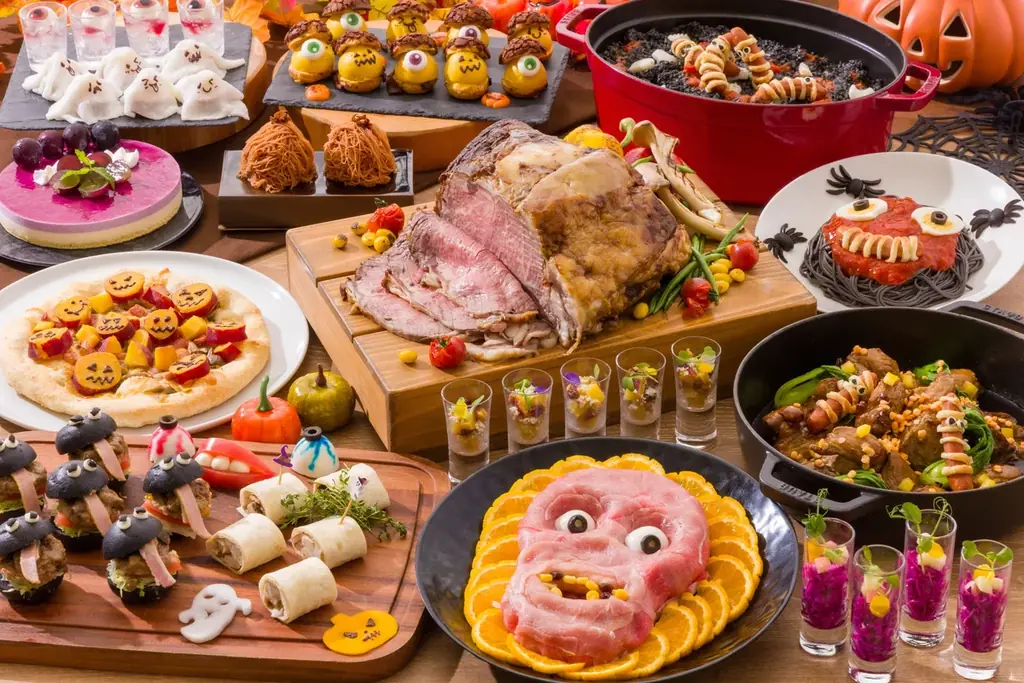 9月11日開始　USJ近くで秋の味覚と“コワ可愛い”ハロウィーンブッフェ