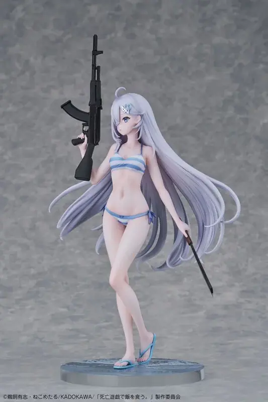 アニメ『死亡遊戯で飯を食う。44:CLOUDY BEACH』より、「幽鬼」が水着姿でフィギュア化。あみあみにて予約受付中。 画像 10
