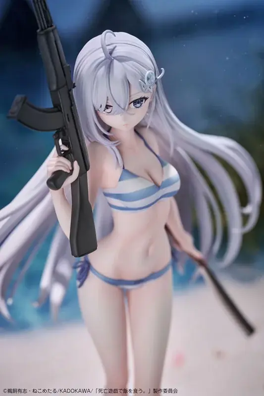 アニメ『死亡遊戯で飯を食う。44:CLOUDY BEACH』より、「幽鬼」が水着姿でフィギュア化。あみあみにて予約受付中。 画像 17