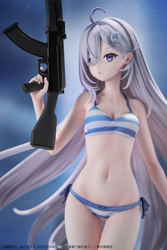 アニメ『死亡遊戯で飯を食う。44:CLOUDY BEACH』より、「幽鬼」が水着姿でフィギュア化。あみあみにて予約受付中。 画像 18