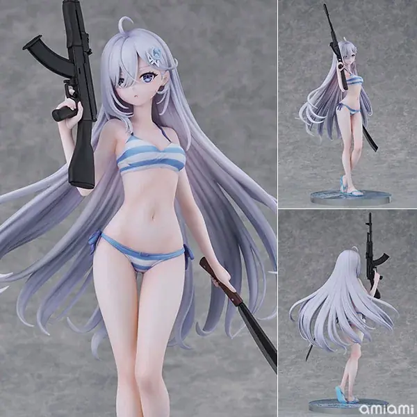アニメ『死亡遊戯で飯を食う。44:CLOUDY BEACH』より、「幽鬼」が水着姿でフィギュア化。あみあみにて予約受付中。 画像 2